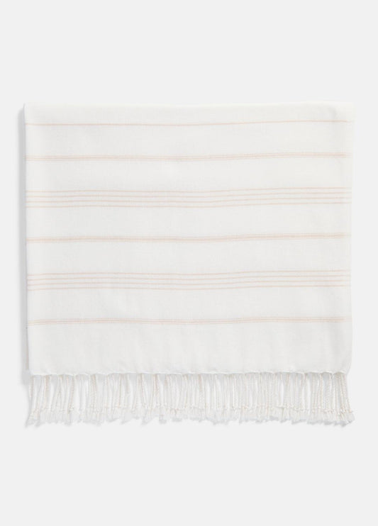Stripe Cotton-Cashmere Wrap in Scarves & Hats | VINCE Women