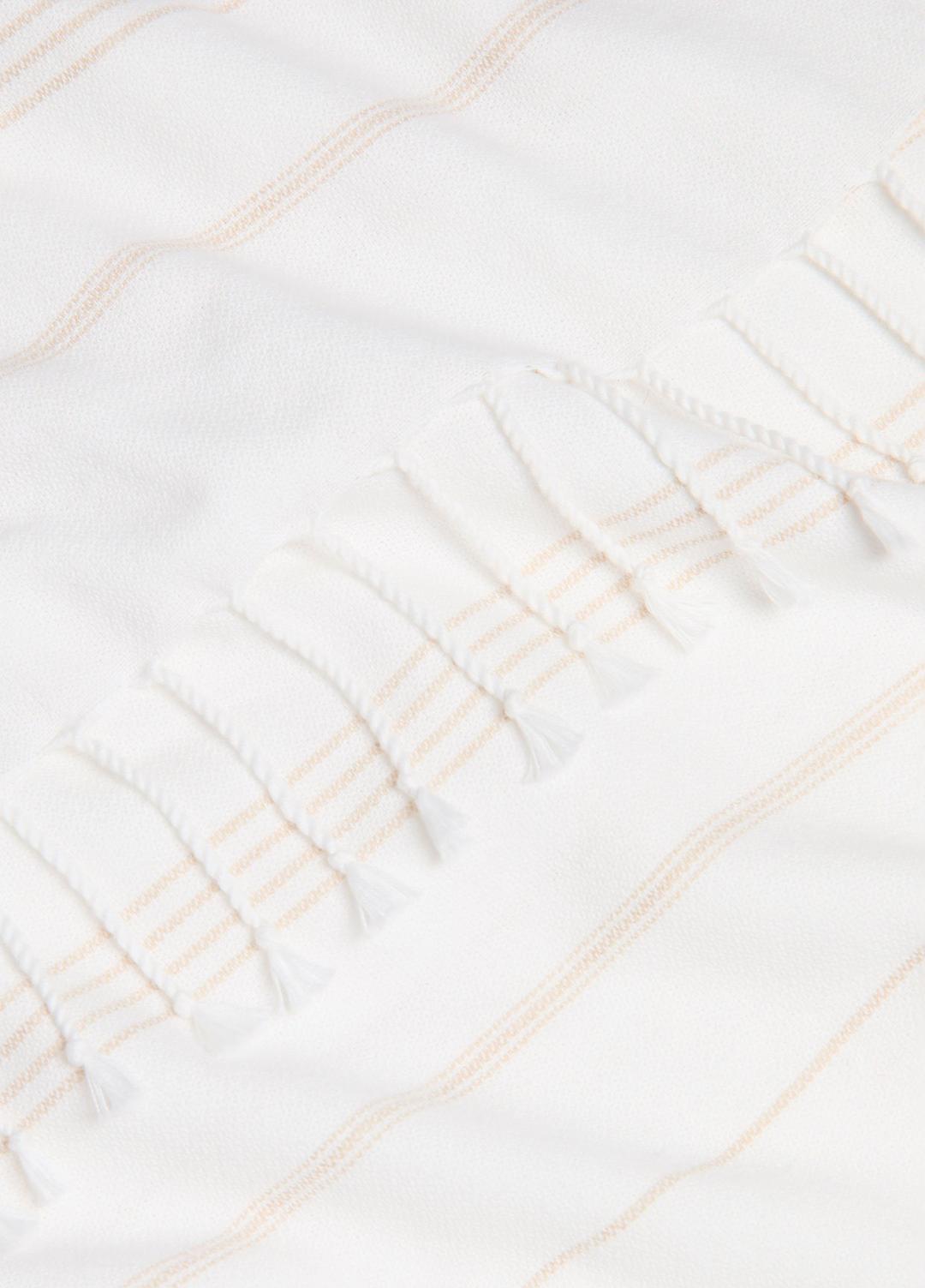 Stripe Cotton-Cashmere Wrap in Scarves & Hats | VINCE Women