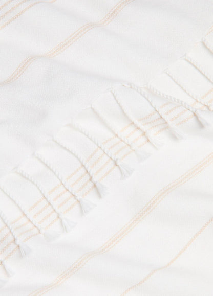 Stripe Cotton-Cashmere Wrap in Scarves & Hats | VINCE Women