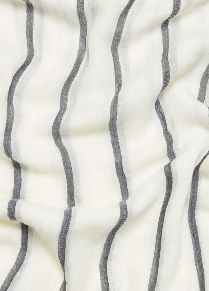 Cotton Gauze Awning Stripe Scarf in Scarves & Hats | VINCE Women