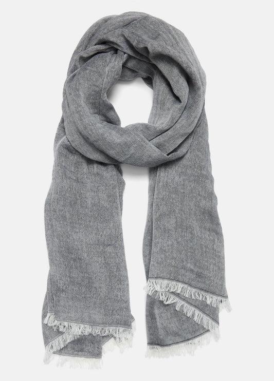 Cotton Gauze Bi-Color Scarf in Scarves & Hats | VINCE Women