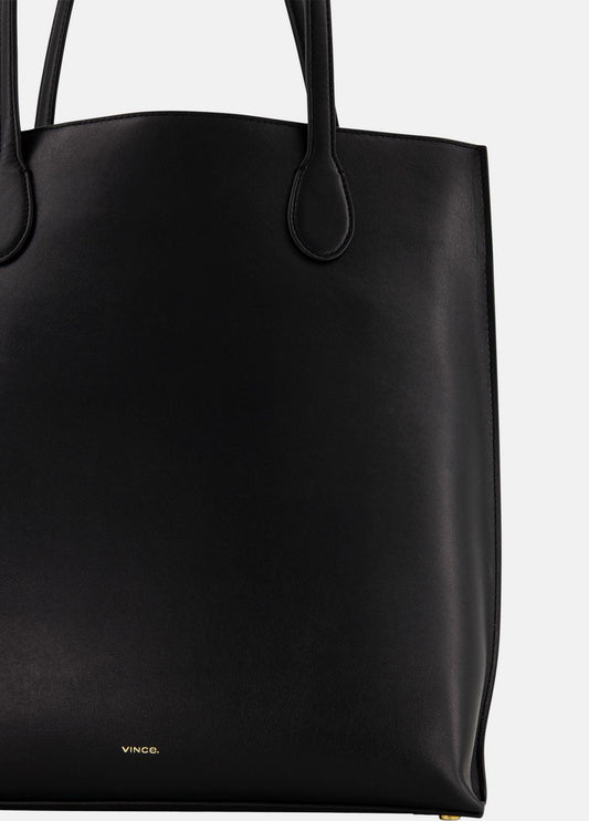 Athene Nappa Leather Tote in Handbags | VINCE Women