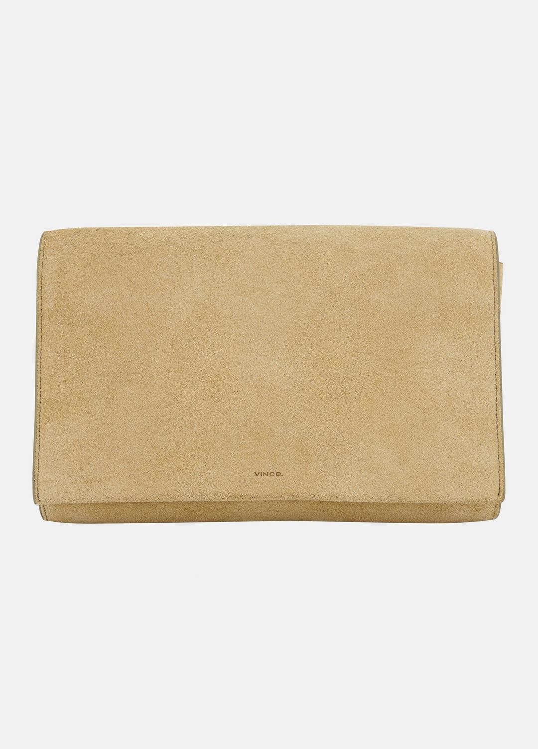 Suede Crossbody Wallet in Leather & Suede | VINCE Women