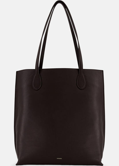 Athene Nappa Leather Tote in Handbags | VINCE Women