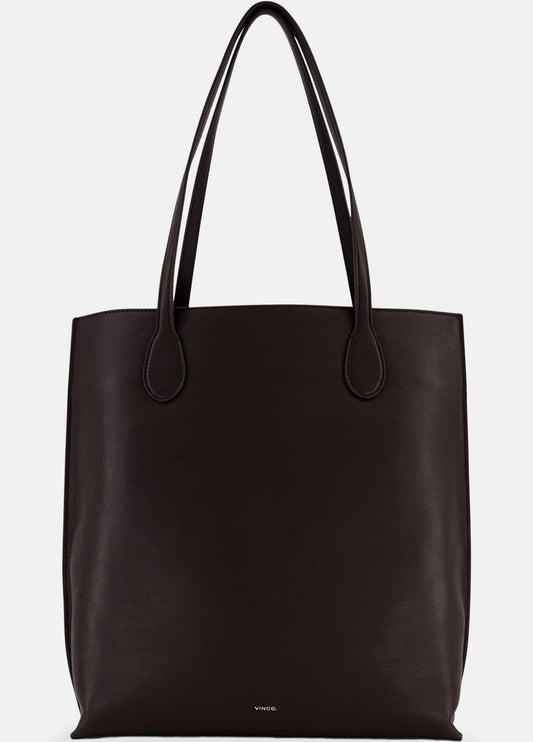 Athene Nappa Leather Tote in Handbags | VINCE Women