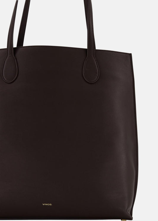 Athene Nappa Leather Tote in Handbags | VINCE Women