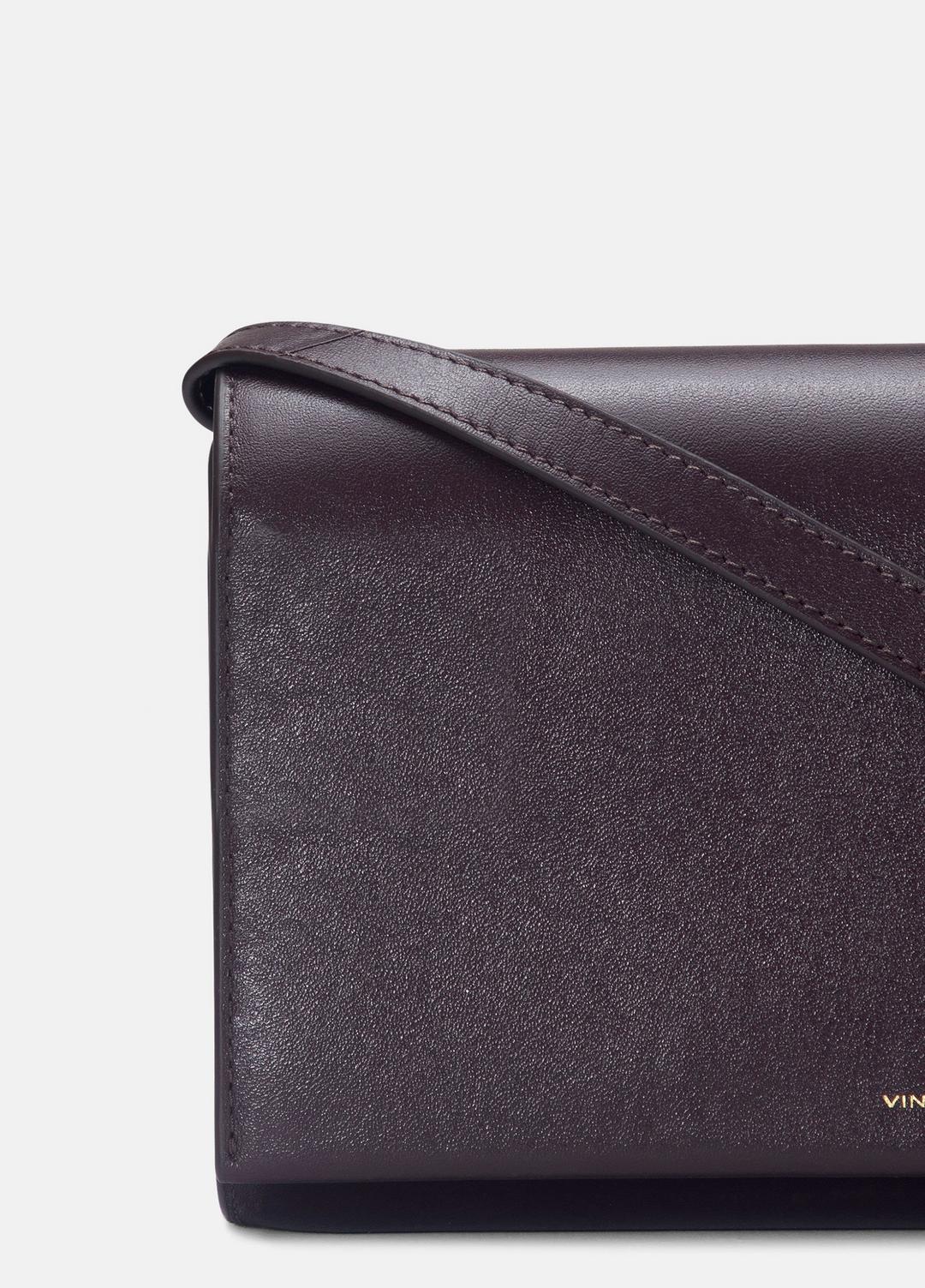 Leather Crossbody Wallet in Handbags | VINCE Women