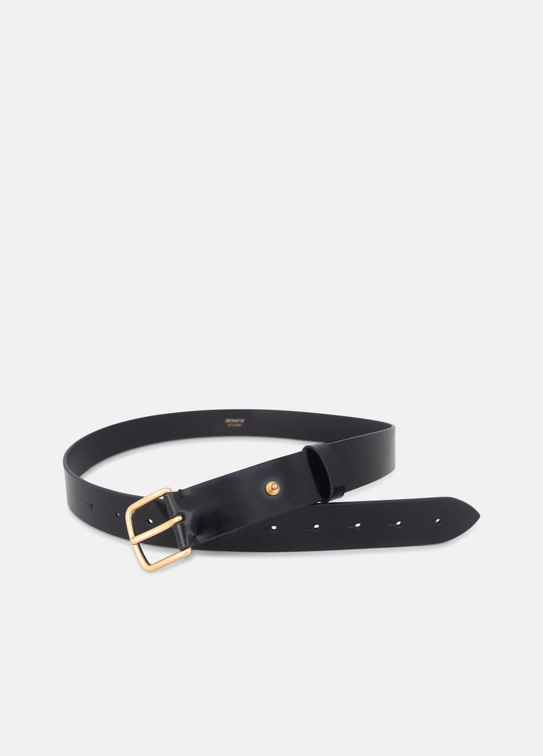 Women's 32mm Smooth Leather Belt in Belts | VINCE Women