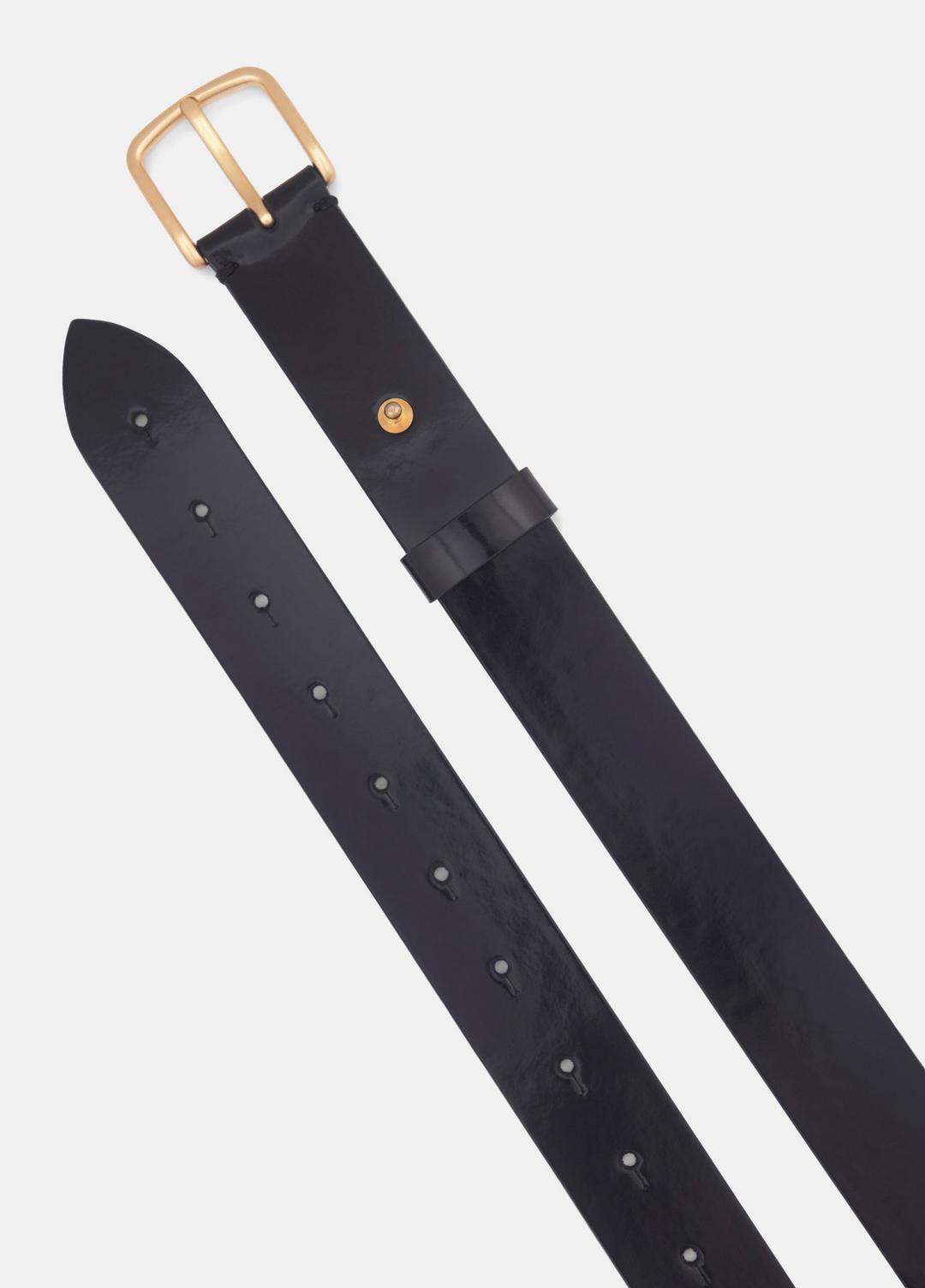 Women's 32mm Smooth Leather Belt in Belts | VINCE Women