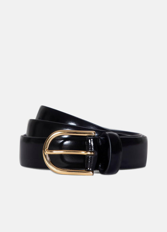 Women’s 25mm Spazzolato Leather Belt in Belts | VINCE Women