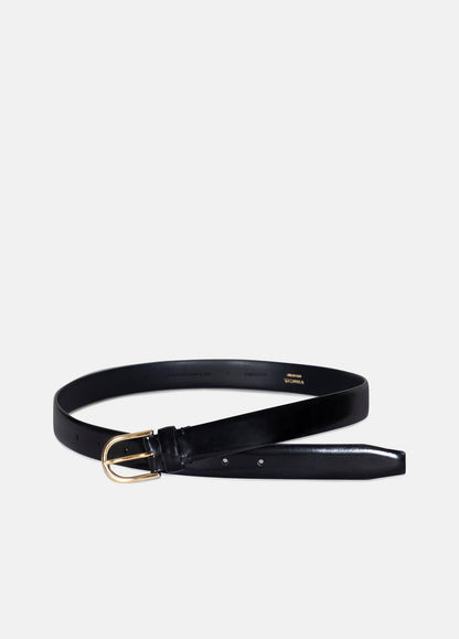 Women’s 25mm Spazzolato Leather Belt in Belts | VINCE Women