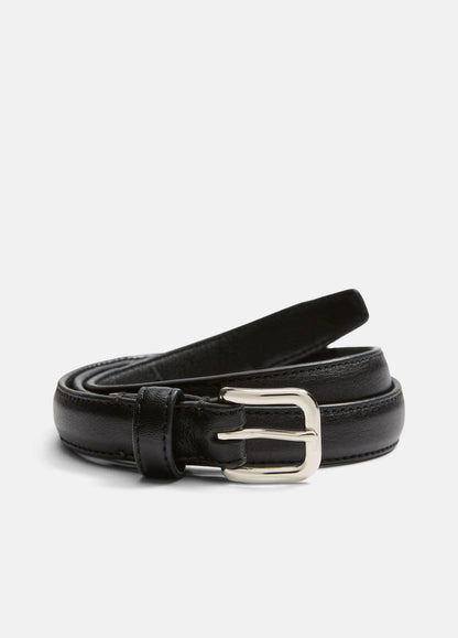 Women's Skinny Leather Belt in Accessories | VINCE Women