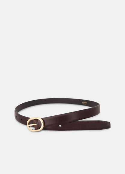 Women's 20mm Spazzolato Leather Belt in Belts | VINCE Women