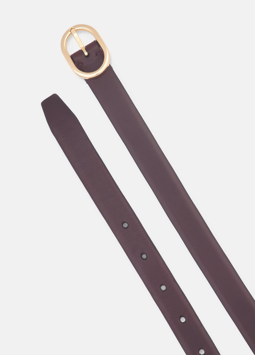 Women's 20mm Spazzolato Leather Belt in Belts | VINCE Women