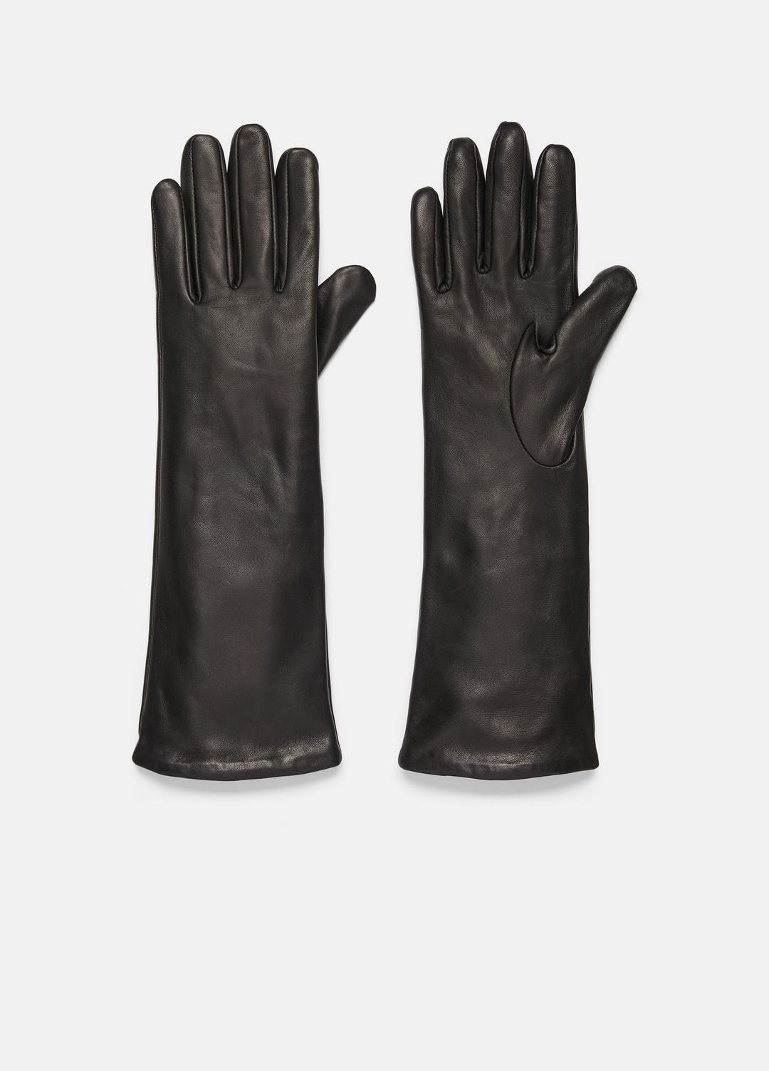 Cashmere-Lined Medium Leather Glove in Gloves | VINCE Women