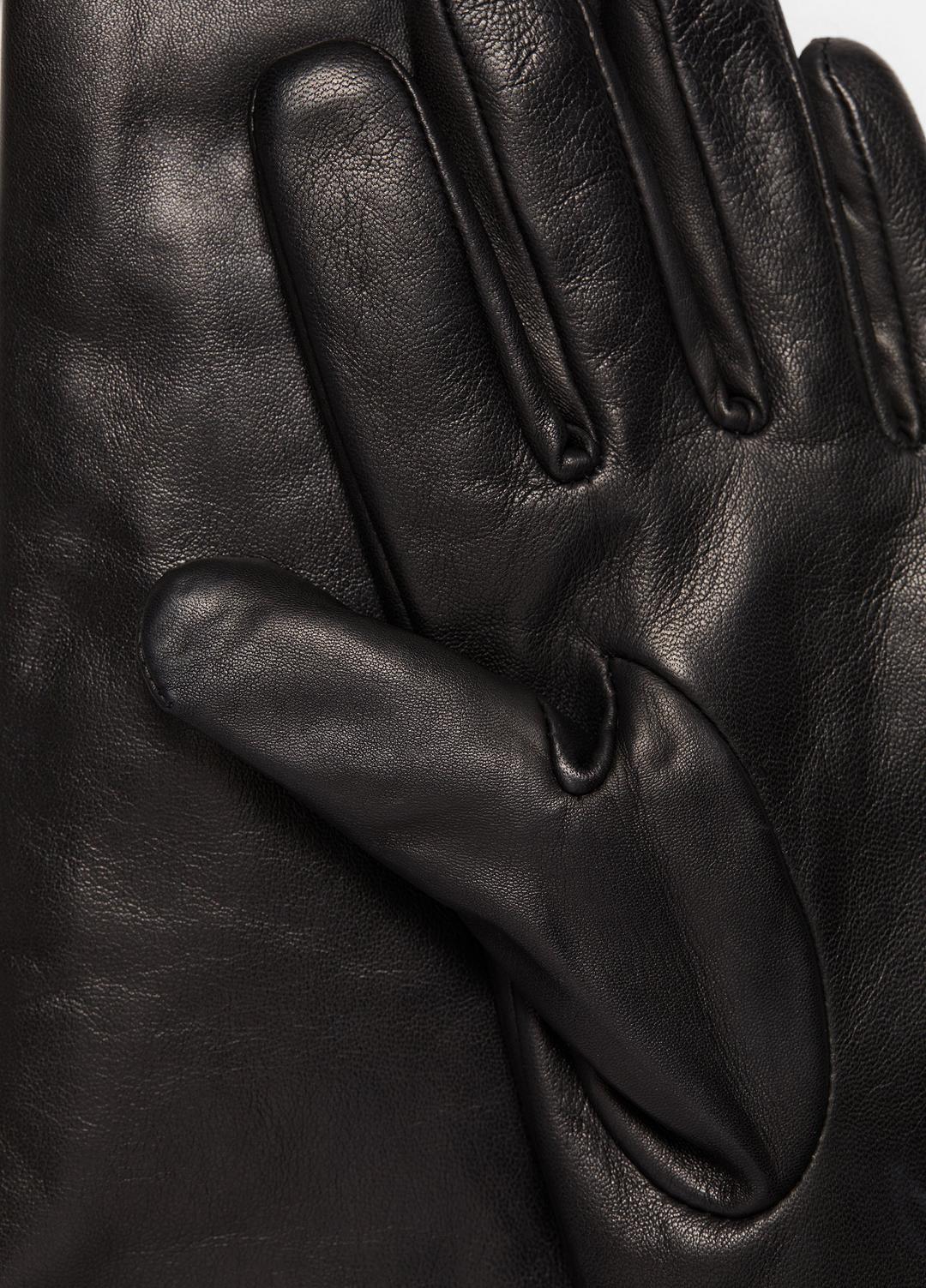 Cashmere-Lined Medium Leather Glove in Gloves | VINCE Women