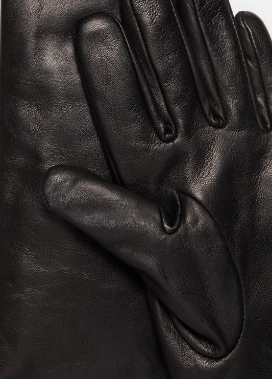 Cashmere-Lined Medium Leather Glove in Gloves | VINCE Women