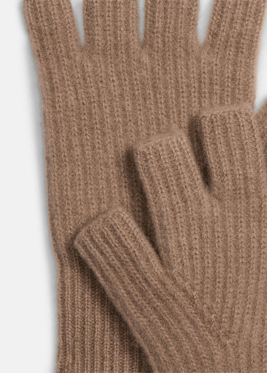 Plush Cashmere Rib-Knit Fingerless Glove in Gloves | VINCE Women