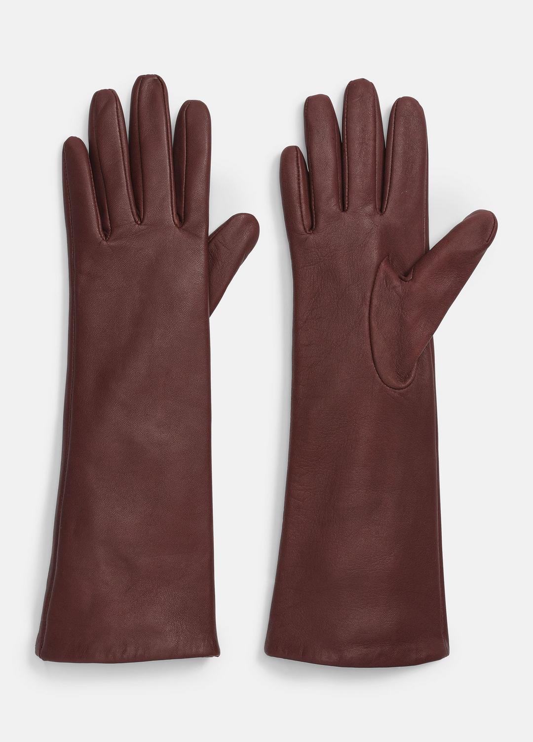 Cashmere-Lined Medium Leather Glove in Gloves | VINCE Women