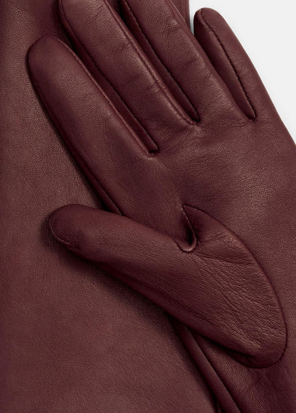 Cashmere-Lined Medium Leather Glove in Gloves | VINCE Women