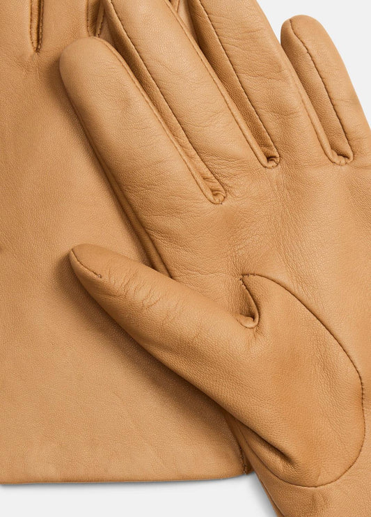 Cashmere-Lined Short Leather Glove in Gloves | VINCE Women