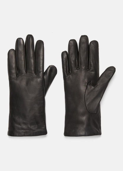 Cashmere-Lined Short Leather Glove in Gloves | VINCE Women