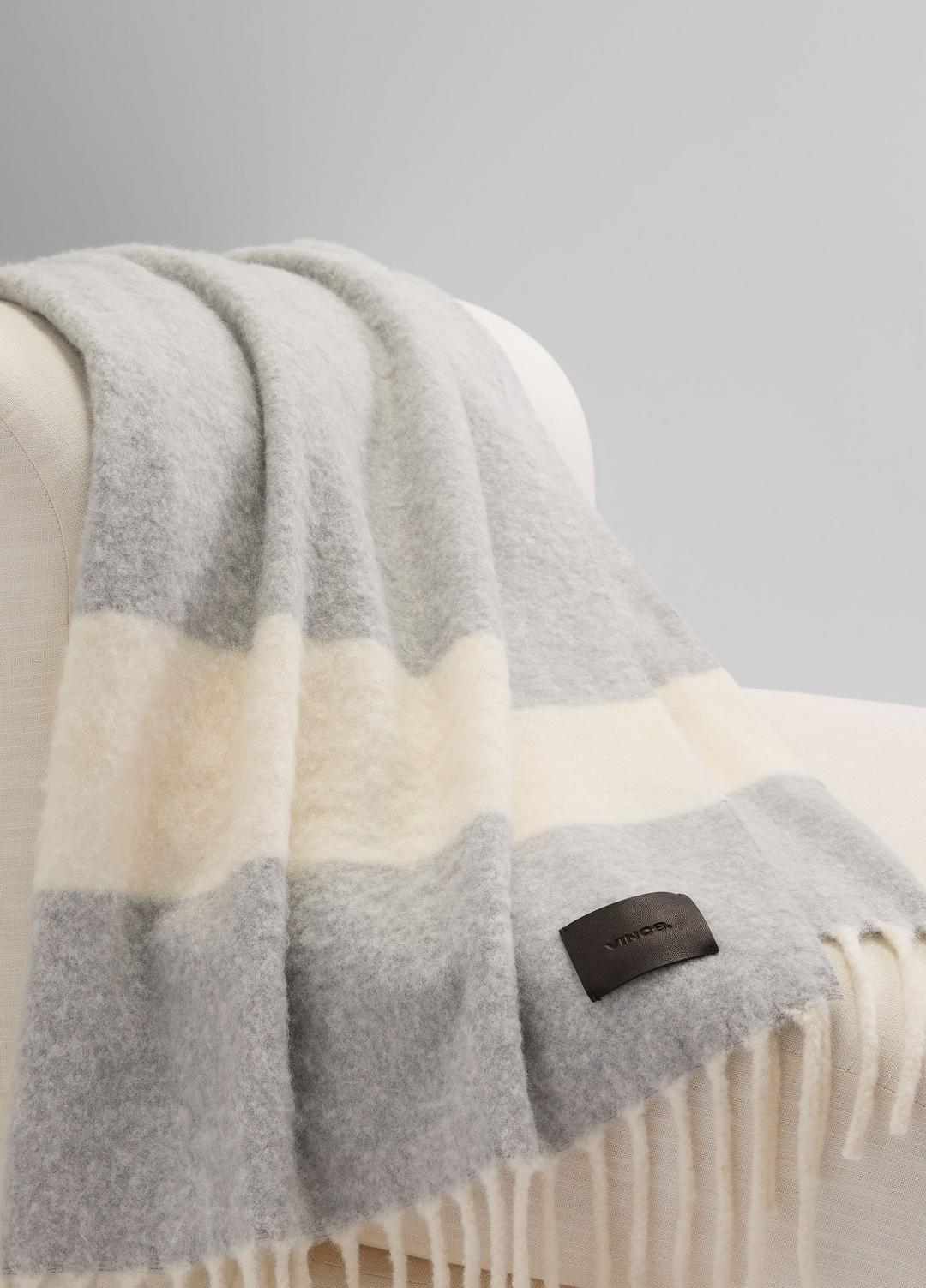 Brushed Alpaca-Blend Throw in Pillows & Blankets | VINCE Women