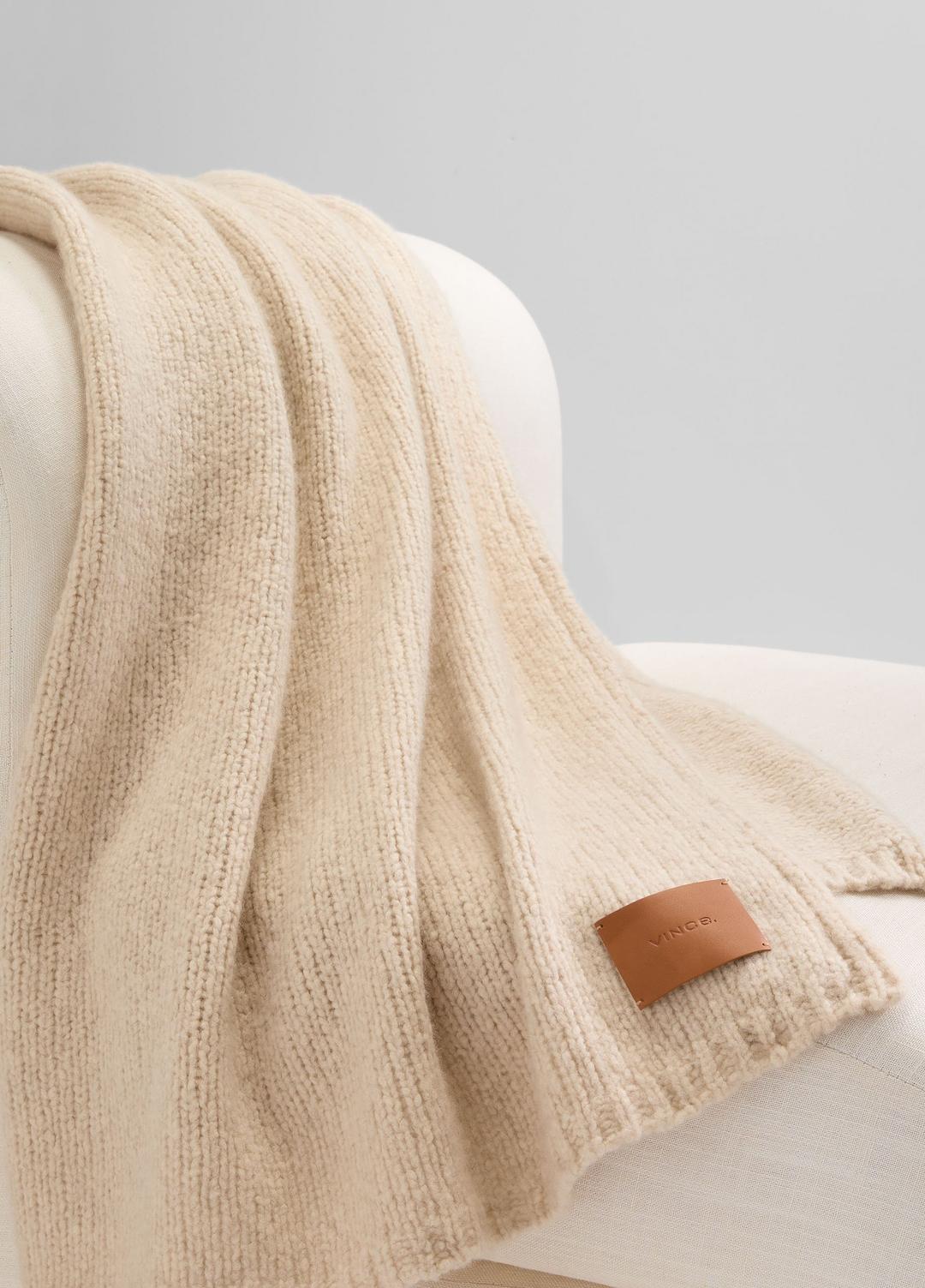 Cashmere-Silk Jersey Throw in Pillows & Blankets | VINCE Women