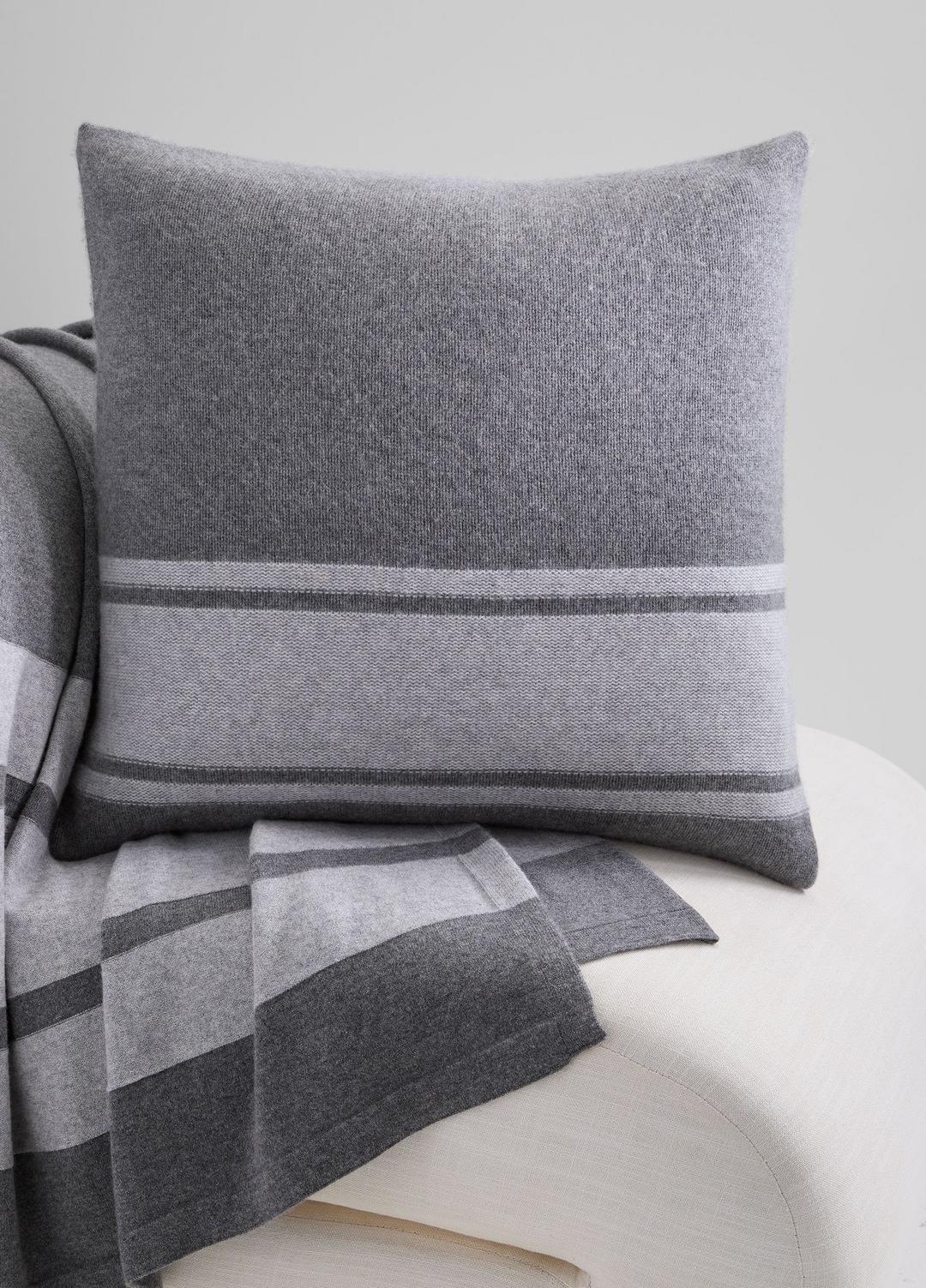 Cashmere Jersey Stripe Pillow in Pillows & Blankets | VINCE Women