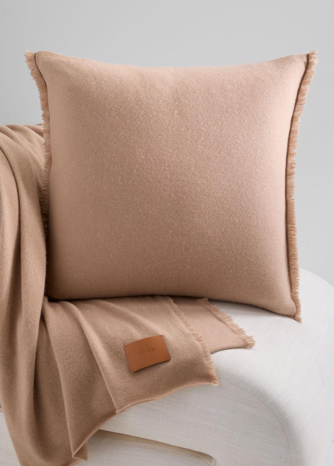Cashmere Reverse Jersey Pillow in Pillows & Blankets | VINCE Women