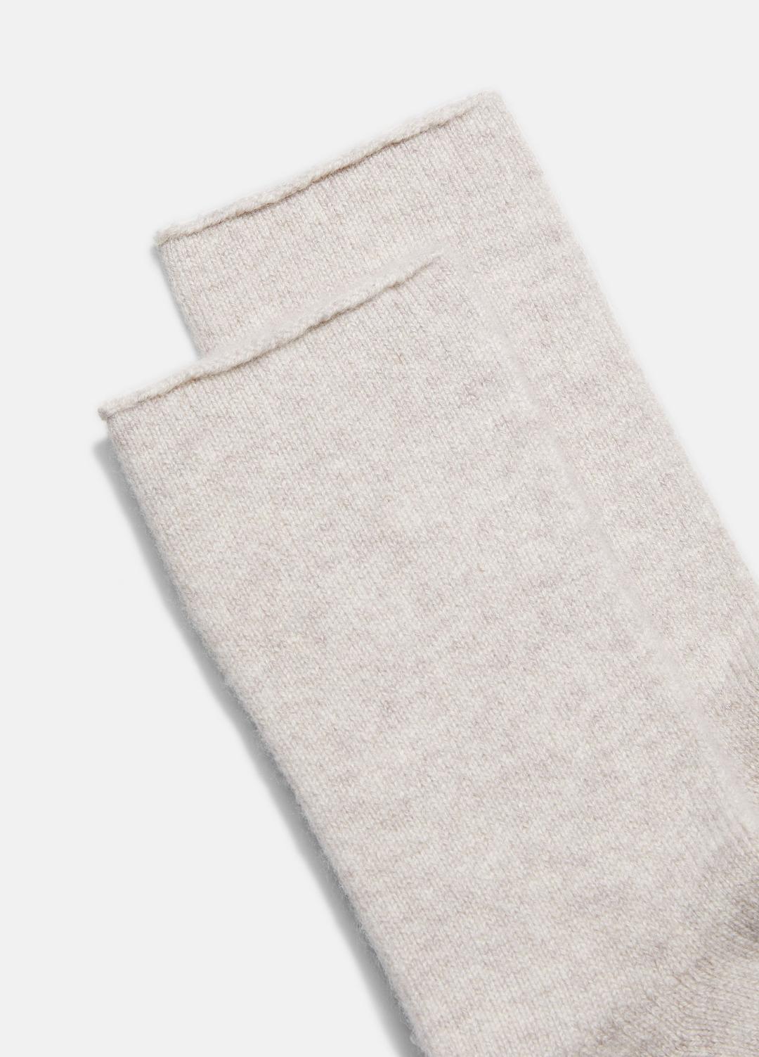 Women's Cashmere Jersey Short Sock in Accessories | VINCE Women