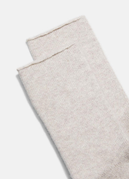 Women's Cashmere Jersey Short Sock in Accessories | VINCE Women