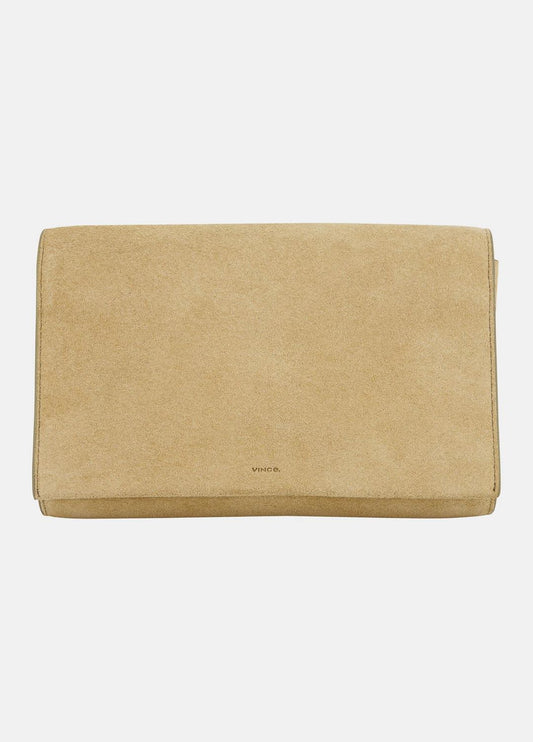 Suede Crossbody Wallet in Leather & Suede | VINCE Women