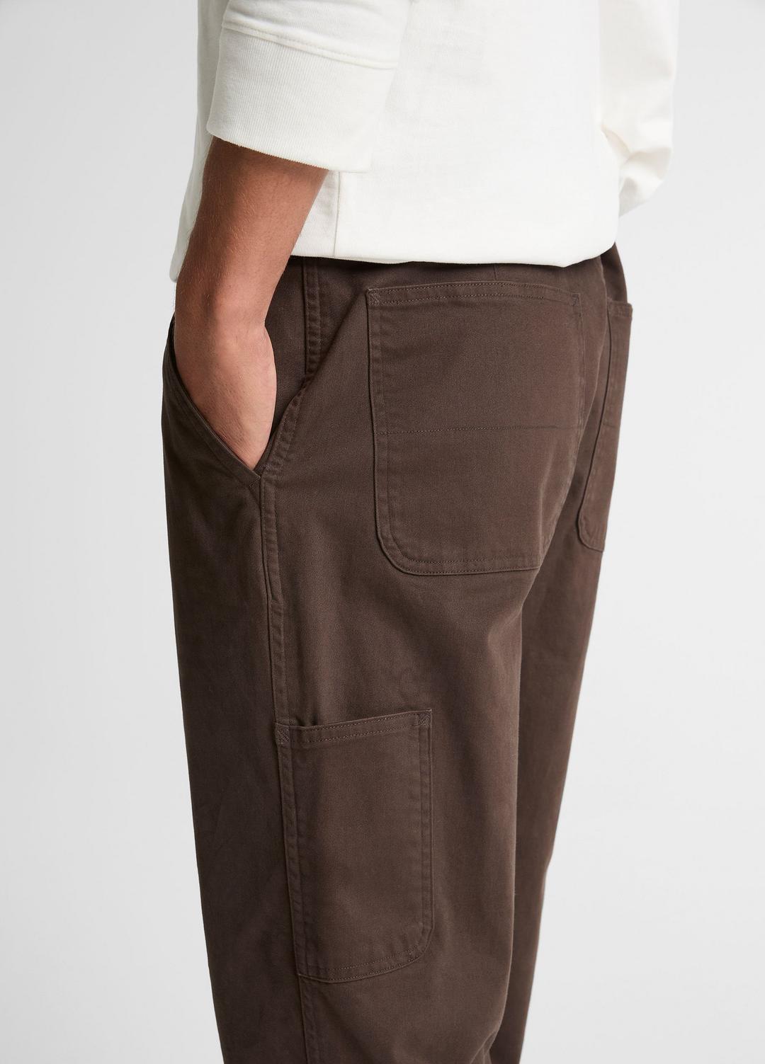Owen Athletic Stretch-Cotton Utility Pant in Trousers | VINCE Men