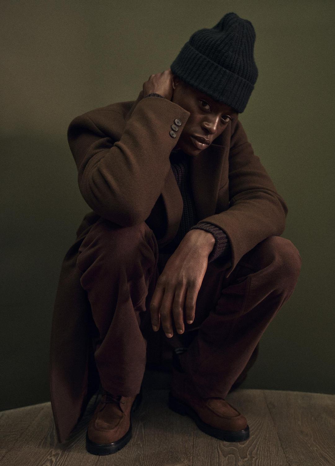 Splittable Wool-Cashmere Single-Breasted Topcoat in Coats | VINCE Men