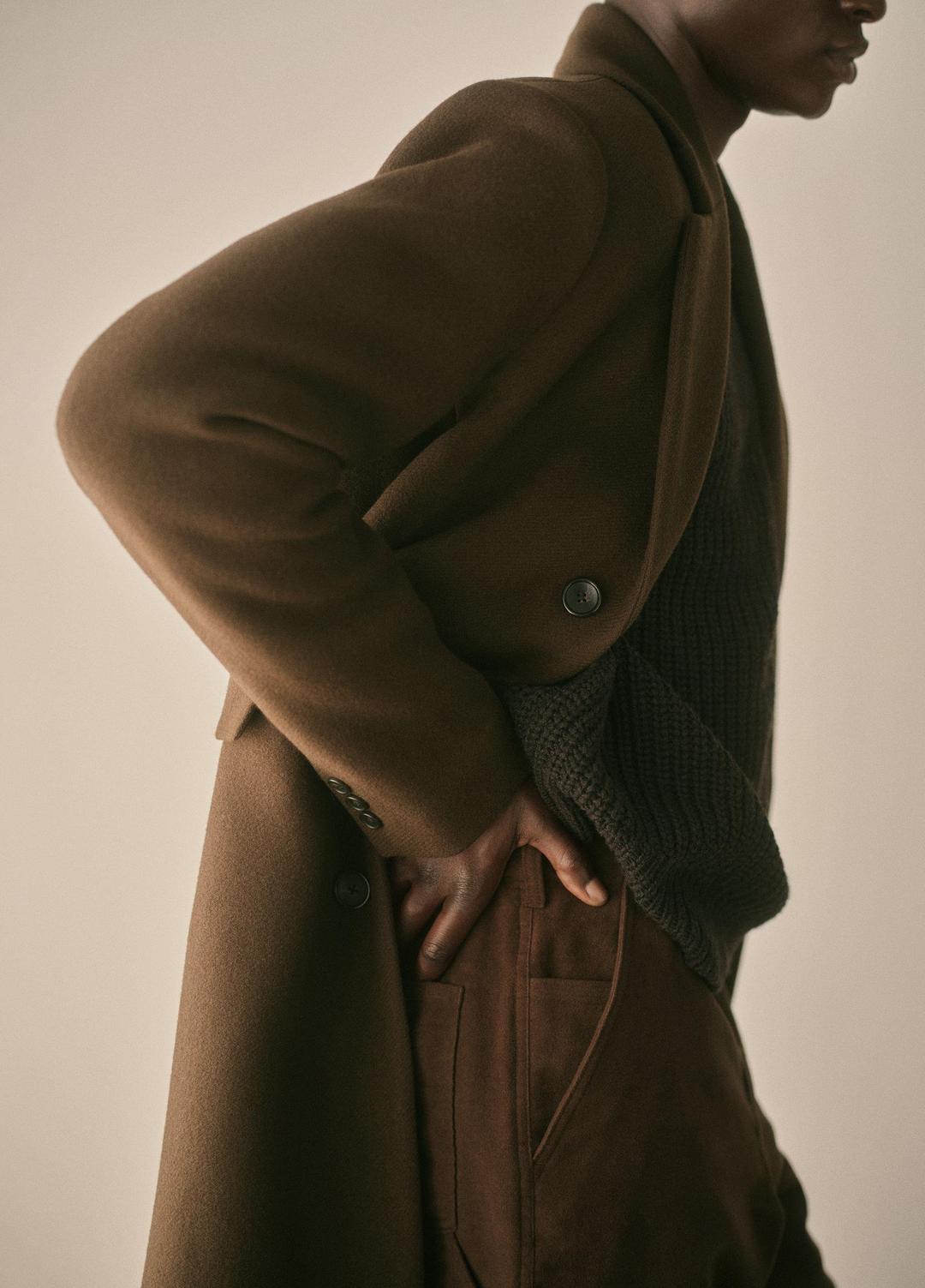 Splittable Wool-Cashmere Single-Breasted Topcoat in Coats | VINCE Men