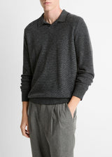 BLACK/MEDIUM HEATHER GREY