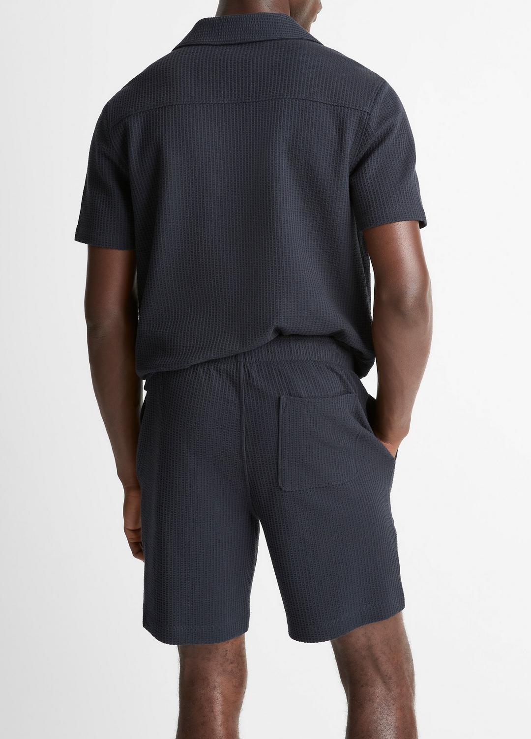 Seersucker-Knit Stretch-Cotton Short in Shorts | VINCE Men