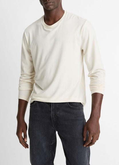 Triblend Jersey Long-Sleeve T-Shirt in Long Sleeve | VINCE Men