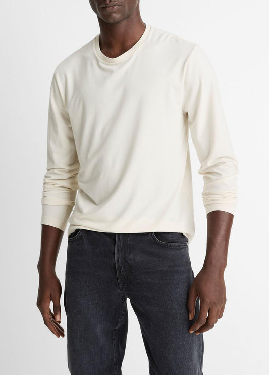 Triblend Jersey Long-Sleeve T-Shirt in Long Sleeve | VINCE Men