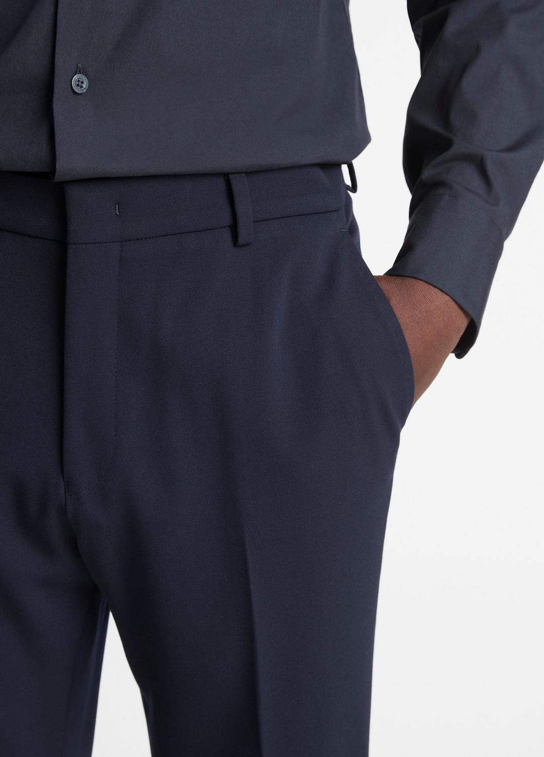 Stretch-Wool Classic Pant in Trousers | VINCE Men