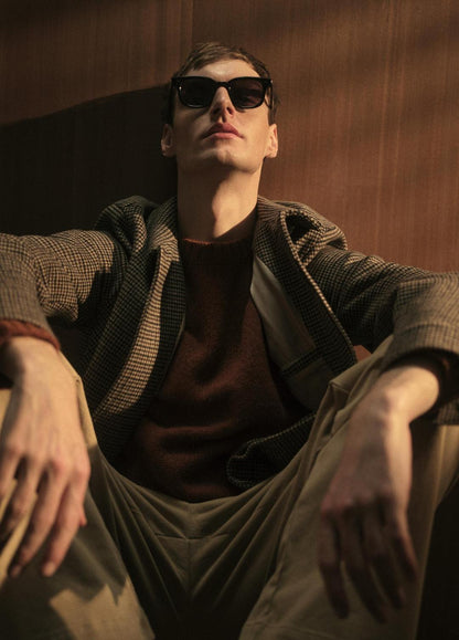 Houndstooth Bomber Jacket in Jackets | VINCE Men