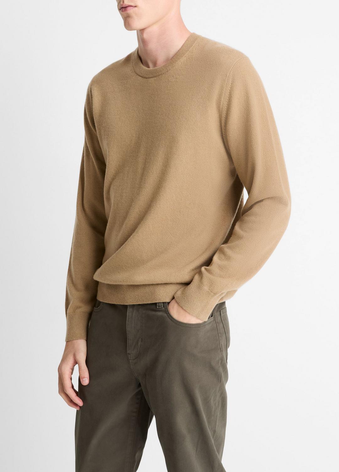 Cashmere Crew Neck Sweater in Crew Neck | VINCE Men