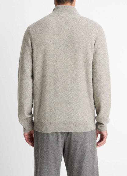 Plush Cashmere Quarter-Zip Sweater in Quarter Zip | VINCE Men