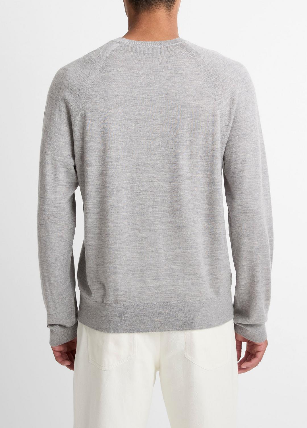 Featherweight Wool-Cashmere Crew Neck Sweater in Crew Neck | VINCE Men