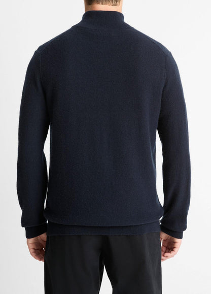Plush Cashmere Quarter-Zip Sweater in Quarter Zip | VINCE Men