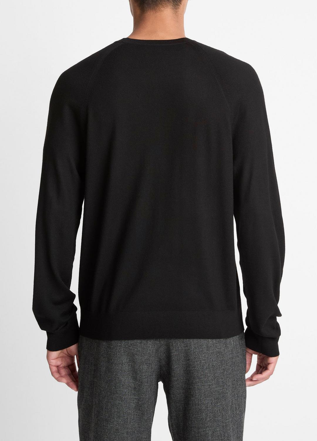 Featherweight Wool-Cashmere Crew Neck Sweater in Crew Neck | VINCE Men