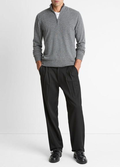 Cashmere Quarter-Zip Sweater in Quarter Zip | VINCE Men