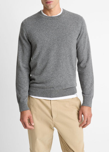 Cashmere Crew Neck Sweater in Crew Neck | VINCE Men