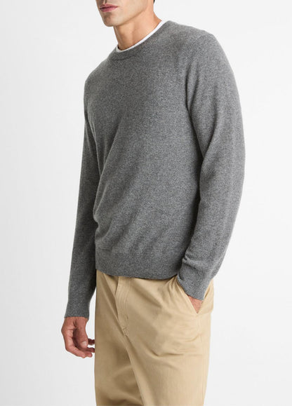 Cashmere Crew Neck Sweater in Crew Neck | VINCE Men